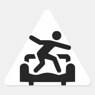 Driehoek CS-Stickers Driehoek Sticker