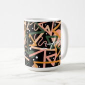 Driehoek en cirkels koffiemok (Voorkant rechts)