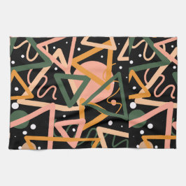 Driehoek en cirkels theedoek