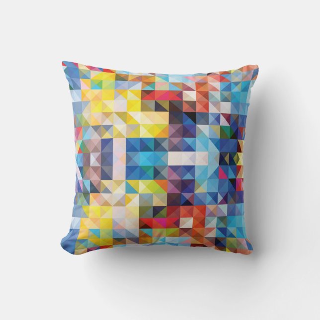 Driehoek Geo Pillow Kussen (Voorkant)