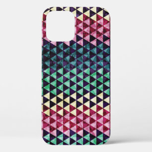  driehoek geometrisch naadloos patroon iPhone 12 hoesje