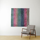  driehoek geometrisch naadloos patroon wandkleed (In situ)