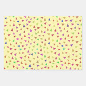 Driehoek Geometrische vorm Kunst Inpakpapier Vel (Voorkant 2)