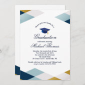 Driehoek Grenzen Uitnodiging (Voorkant / Achterkant)