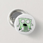 Driehoek Kerel Young Barfing Ronde Button 3,2 Cm (Voorkant /achterkant)