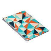 Driehoek naadloos patroon notitieboek (Rechterzijde)