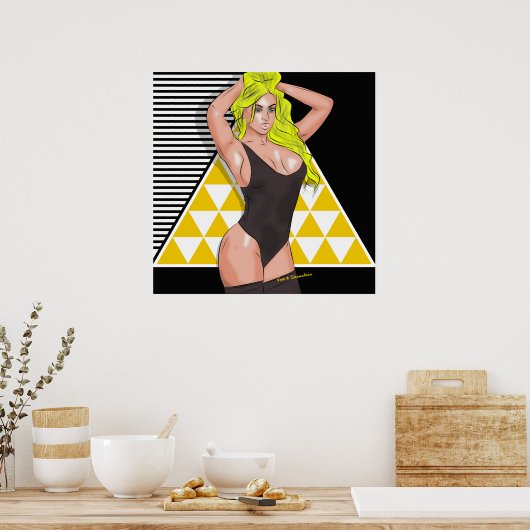 driehoek poster (Keuken)