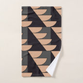 Driehoek Semi Circle geometrisch patroon Bad Handdoek (Handdoek)