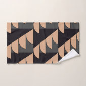 Driehoek Semi Circle geometrisch patroon Bad Handdoek (Handdoek)