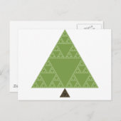 Driehoek Sierpinski Briefkaart (Voorkant / Achterkant)