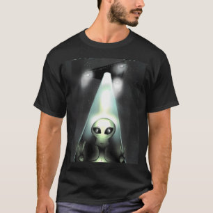 Driehoek UFO buitenaardse ontvoering T-shirt