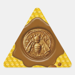 DRIEHOEK VAN DE BROEIENDE WAXSEAL STICKER