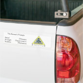 DRIEHOEK VAN DE RUNNER BUMPERSTICKER (Op Truck)