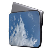 Driehoek van wolken laptop sleeve (Voorkant Links)