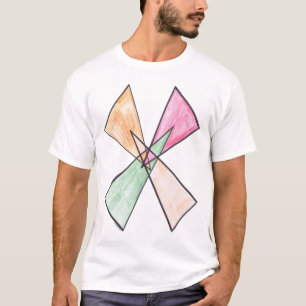 Driehoek-X T-shirt voor Motif