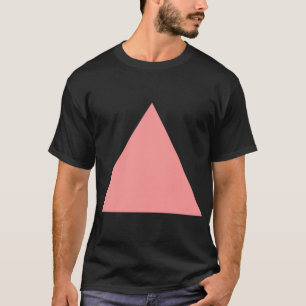 Driehoek - Zacht roze T-shirt