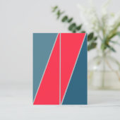 Driehoeken Abstract geometrisch ontwerp Briefkaart (Staand voorkant)