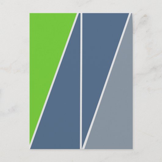 Driehoeken Abstract geometrisch ontwerp Briefkaart (Voorkant)