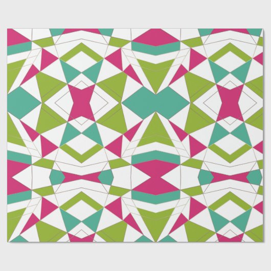 Driehoeken abstracte afdrukopgeometrische geometri cadeaupapier (Vlak)