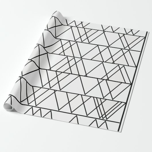 driehoeken cadeaupapier (Uitgerold)