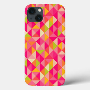 Driehoeken geometrisch patroon iPhone 13 hoesje