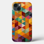 driehoeken Patroonachtergrond. Case-Mate iPhone Case (Achterkant)