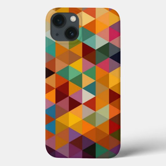 driehoeken Patroonachtergrond. Case-Mate iPhone Case (Achterkant)