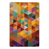  driehoeken Patroonachtergrond. Mini Klembord (Achterkant)