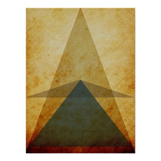 driehoeken perfect poster (Voorkant)