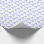 Driehoeken - Powder Blue op White Cadeaupapier (Hoek)