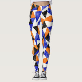 Driehoeken, Rhombussen, Trapezoïden Naadloos Patro Leggings