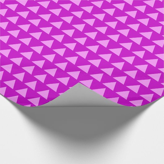 Driehoeken - Schaduwen van Violet Cadeaupapier (Hoek)