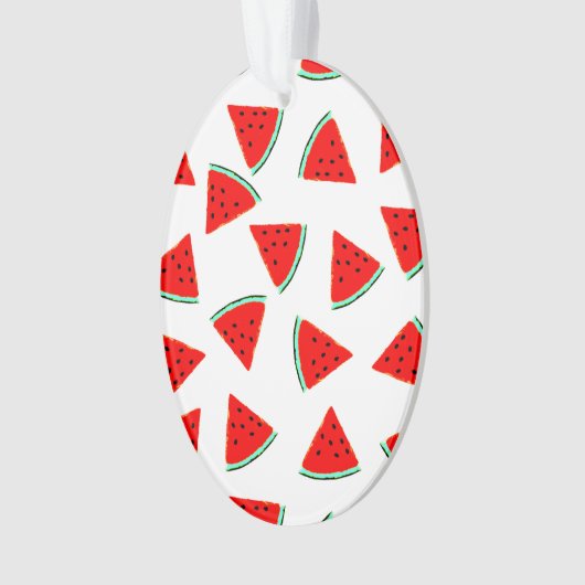 Driehoeken van het Watermelonpatroonpatroon Ornament (voorkant)