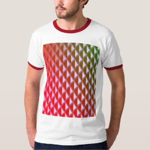 Driehoekig 90's Retro Colorful Pattern T-shirt