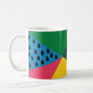 Driehoekig Abstract: geometrisch decor. Koffiemok