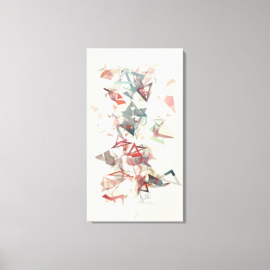 driehoekig canvas afdruk (Voorkant)