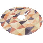 Driehoekig mozaïek Waterverf aardeachtig patroon Kerstboom Rok (Gekanteld)