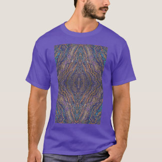 Driehoekig patroon met gepantserde ijzervorming t-shirt