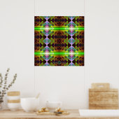 Driehoekig Prisma Quilt Poster (Keuken)