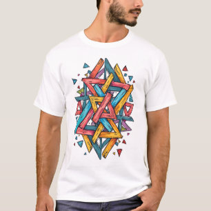 driehoekig tapijt t-shirt
