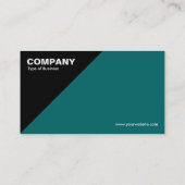 Driehoekige hoek - groen (006666) visitekaartje (Achterkant)