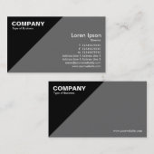 driehoekige hoek visitekaartje (Voorkant / Achterkant)