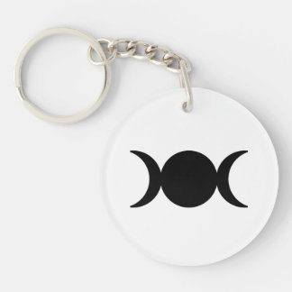 driehoekige maan sleutelhanger || cadeaus voor hek