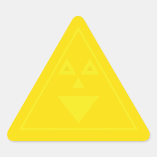 Driehoekige Sticker (Voorkant)