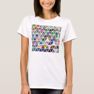 Driehoekige texturen 02 t-shirt