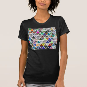 Driehoekige texturen 02 t-shirt