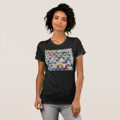 Driehoekige texturen 02 t-shirt (Voorkant volledig)