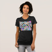 Driehoekige texturen t-shirt (Voorkant volledig)