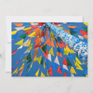 Driehoekige vlag decoratie kaart