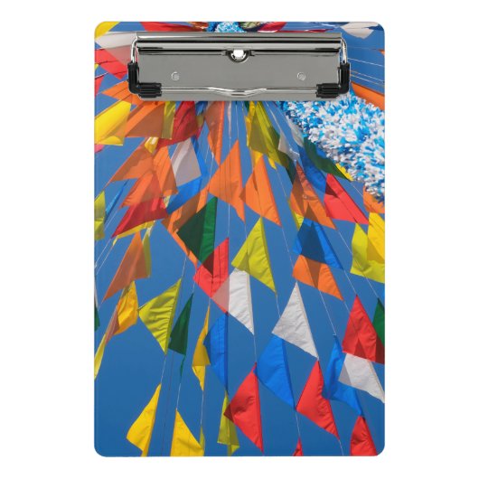 Driehoekmarkering van de vlag mini klembord (Voorkant)